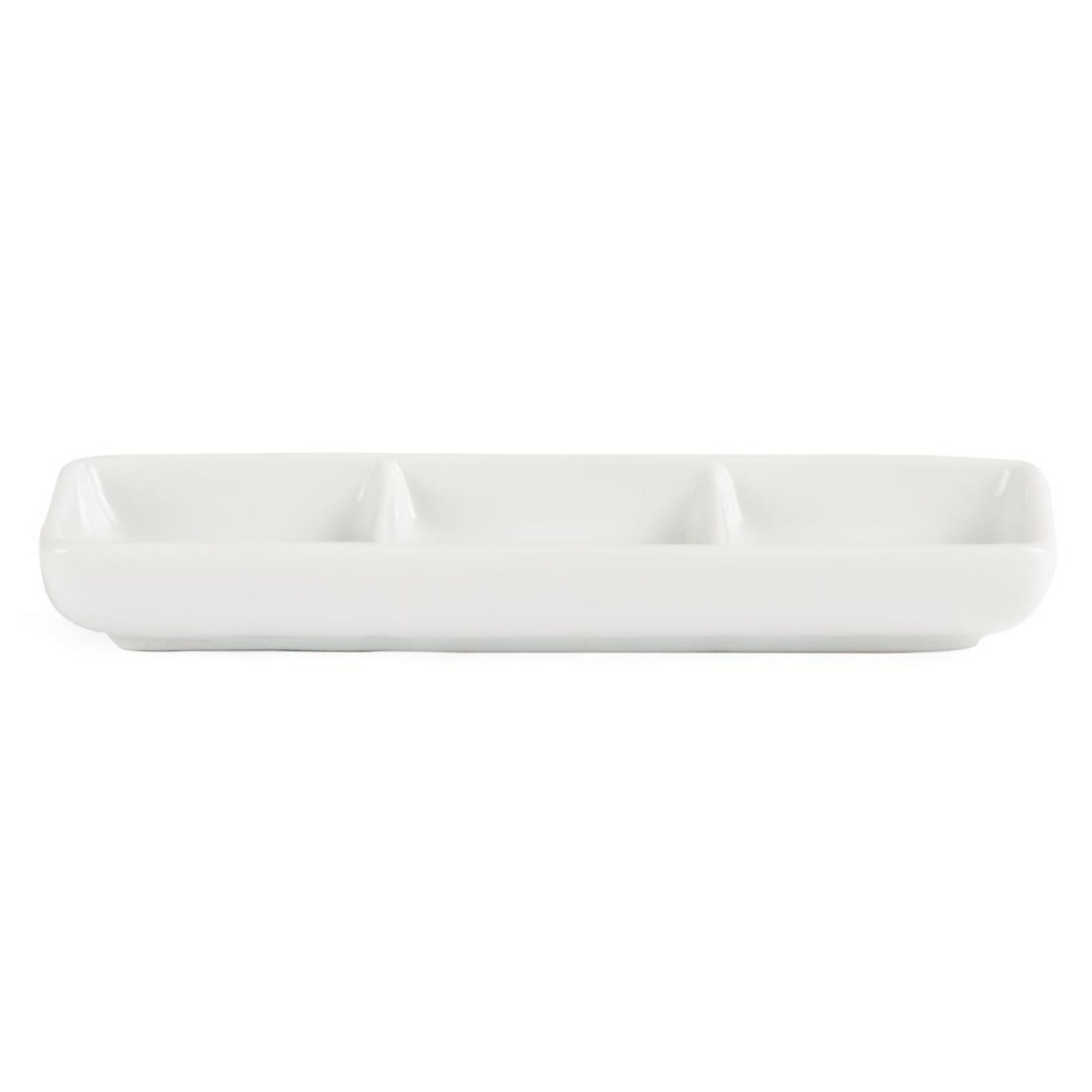 Picture of Olympia Whiteware 3 Section Dishes (Pack of 12)