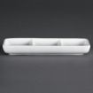 Picture of Olympia Whiteware 3 Section Dishes (Pack of 12) - C336