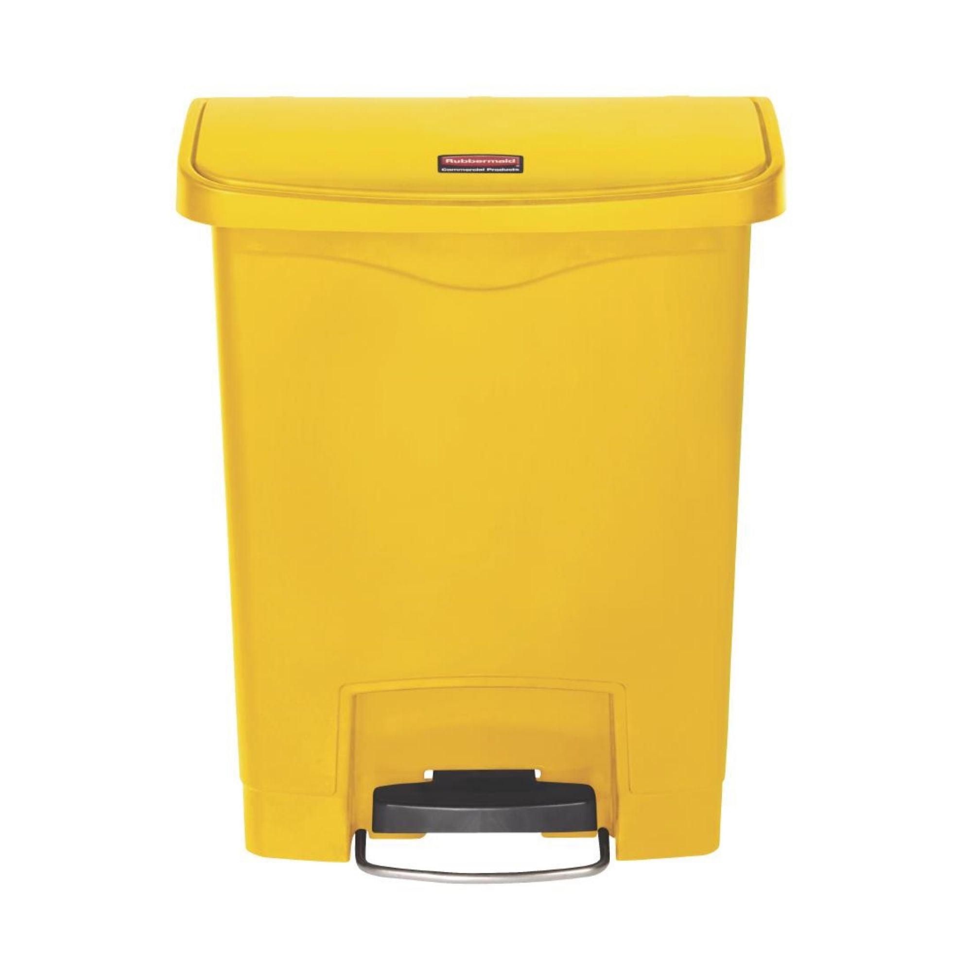 Picture of Rubbermaid Slim Jim Front Step-On Pedal Bin 30Ltr - Yellow