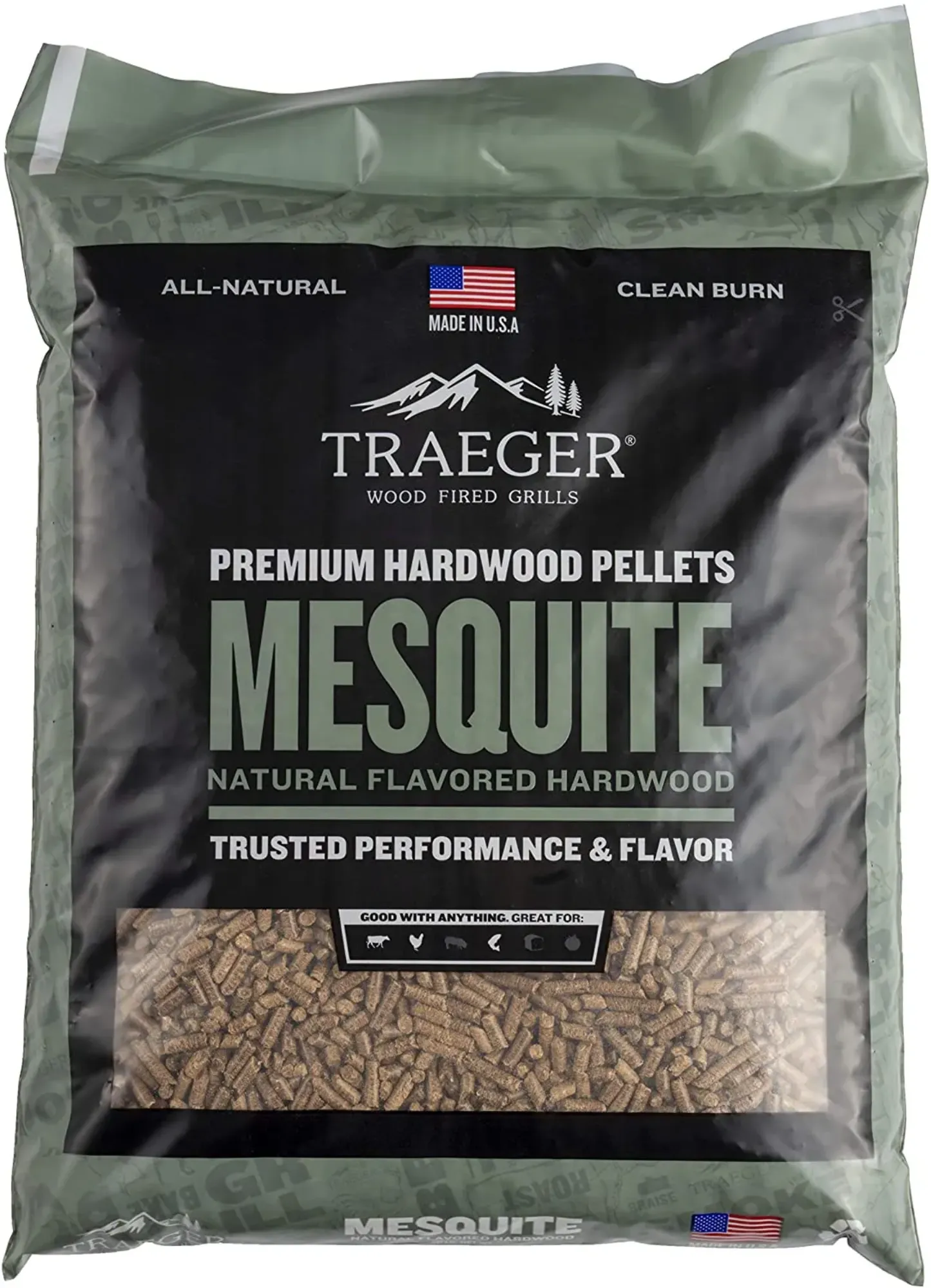 Picture of Traeger BBQ Wood Pellets Mesquite Flavour - PEL336