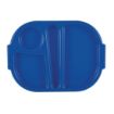 Picture of Olympia Kristallon Small Polycarbonate Compartment Food Trays Blue 322mm - DL129