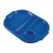 Picture of Olympia Kristallon Small Polycarbonate Compartment Food Trays Blue 322mm - DL129