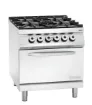 Picture of Bartscher Gas stove, 4 burners,el. oven,2/1GN Freestanding - 2952271