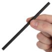 Picture of Fiesta Compostable Paper Cocktail Stirrer Straws Black (Pack of 250) - CY080