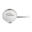 Picture of Nisbets Essentials Stainless Steel Saucepan With Lid 16cm - DF670