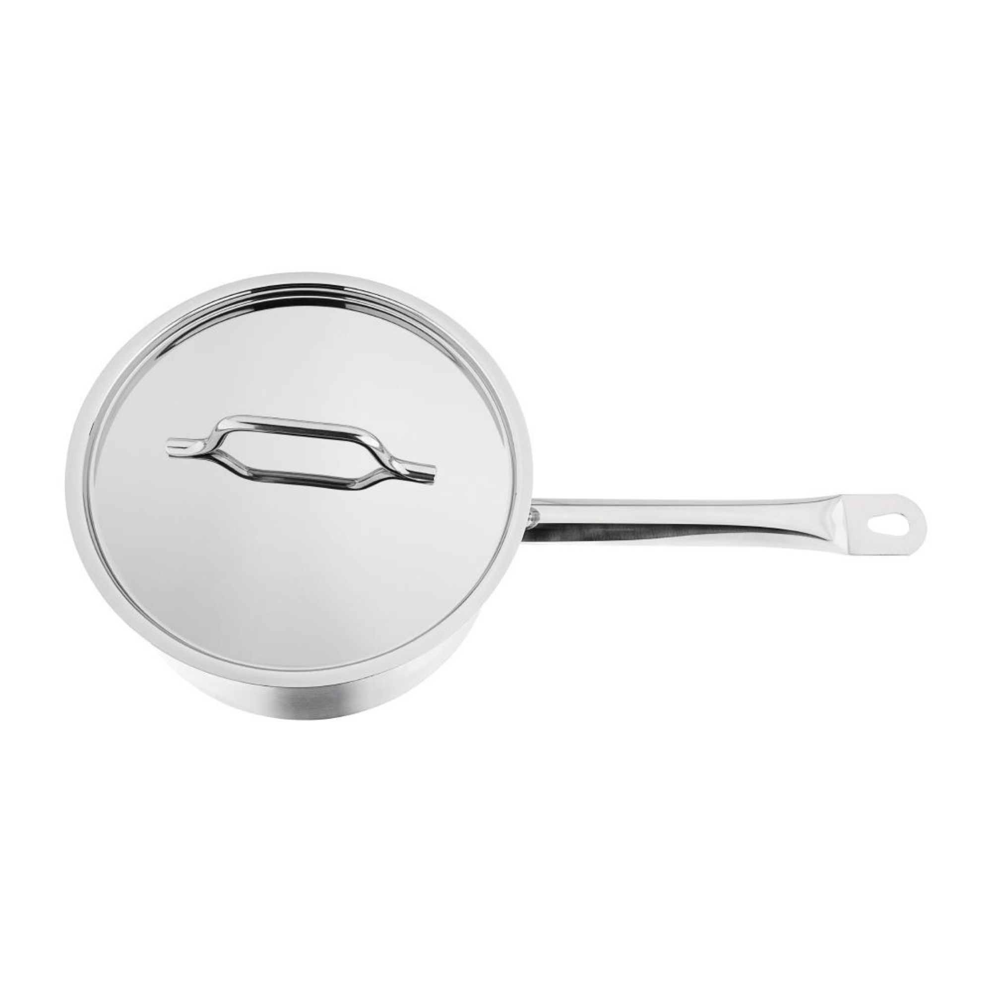 Picture of Nisbets Essentials Stainless Steel Saucepan With Lid 16cm