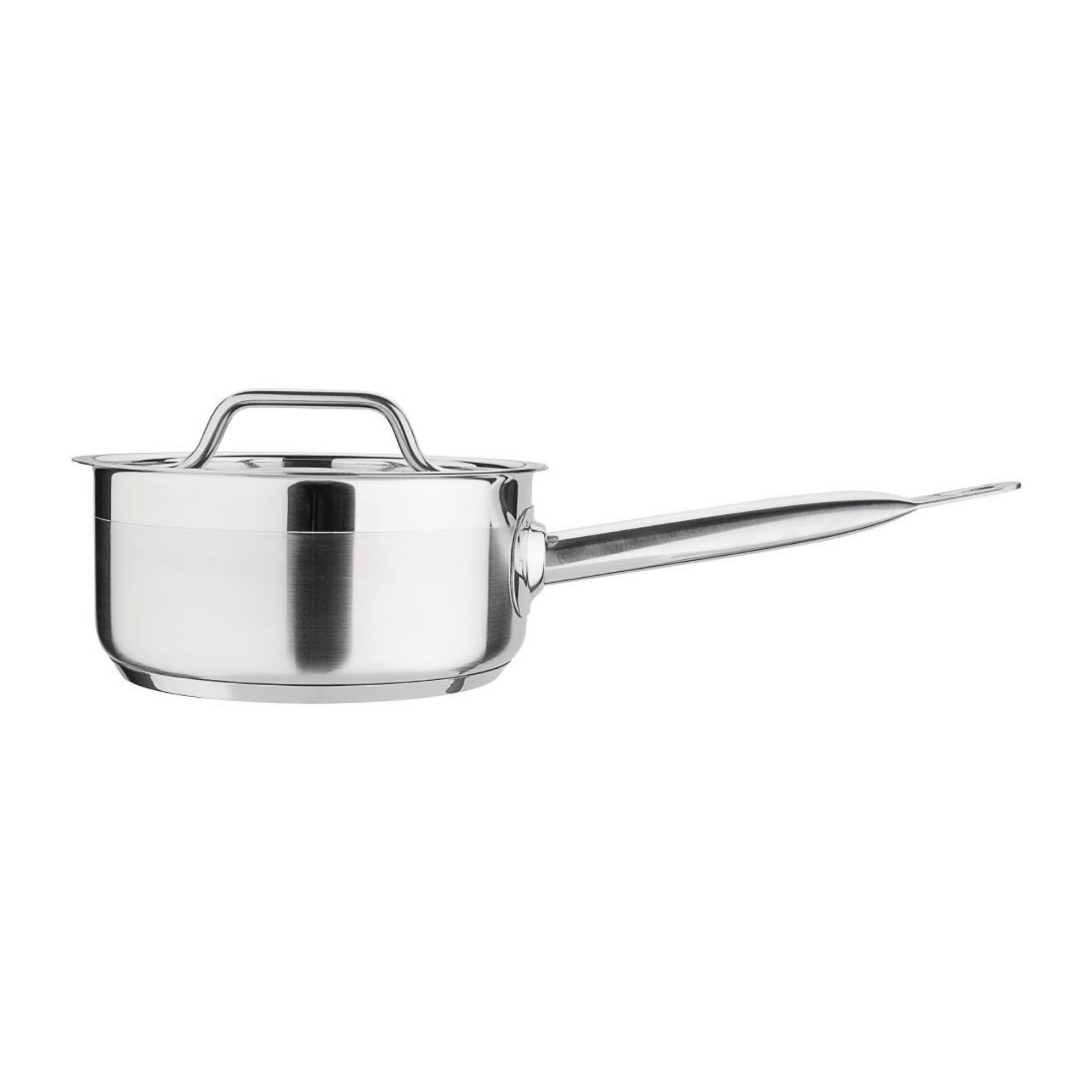 Picture of Nisbets Essentials Stainless Steel Saucepan With Lid 16cm