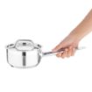 Picture of Nisbets Essentials Stainless Steel Saucepan With Lid 16cm - DF670