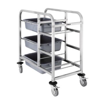 Picture of Vogue Stainless Steel Bussing Trolley