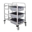 Picture of Vogue Stainless Steel Bussing Trolley - DK738