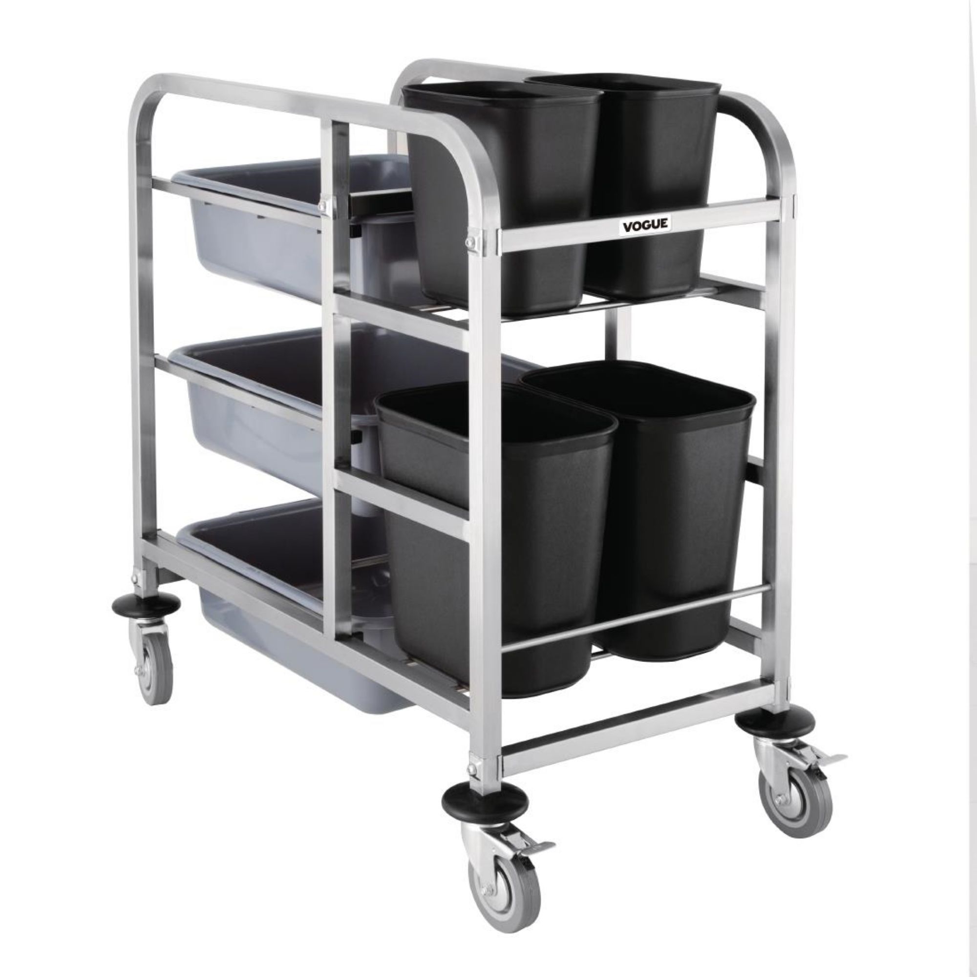 Picture of Vogue Stainless Steel Bussing Trolley