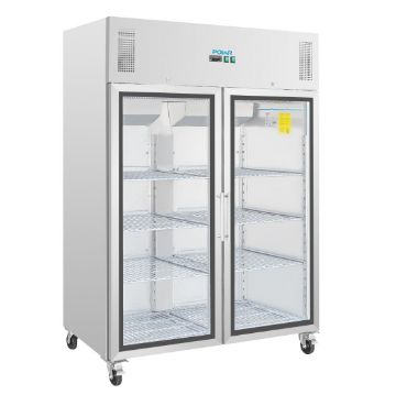 Picture of Polar G-Series Upright Double Door Gastro Display Fridge 1200Ltr