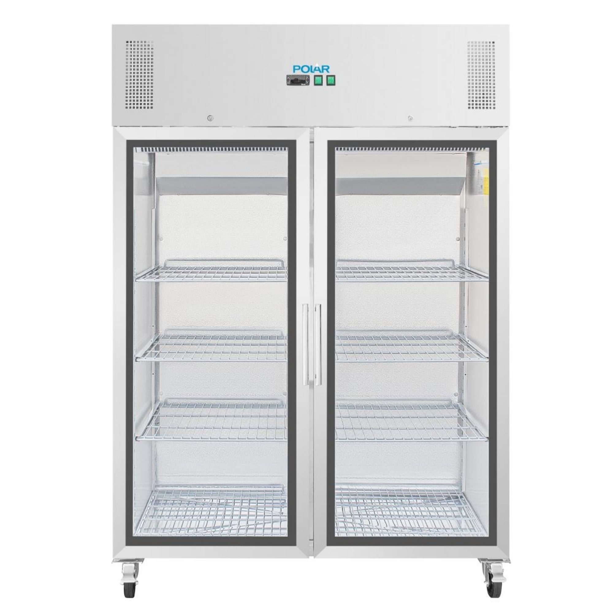 Picture of Polar G-Series Upright Double Door Gastro Display Fridge 1200Ltr
