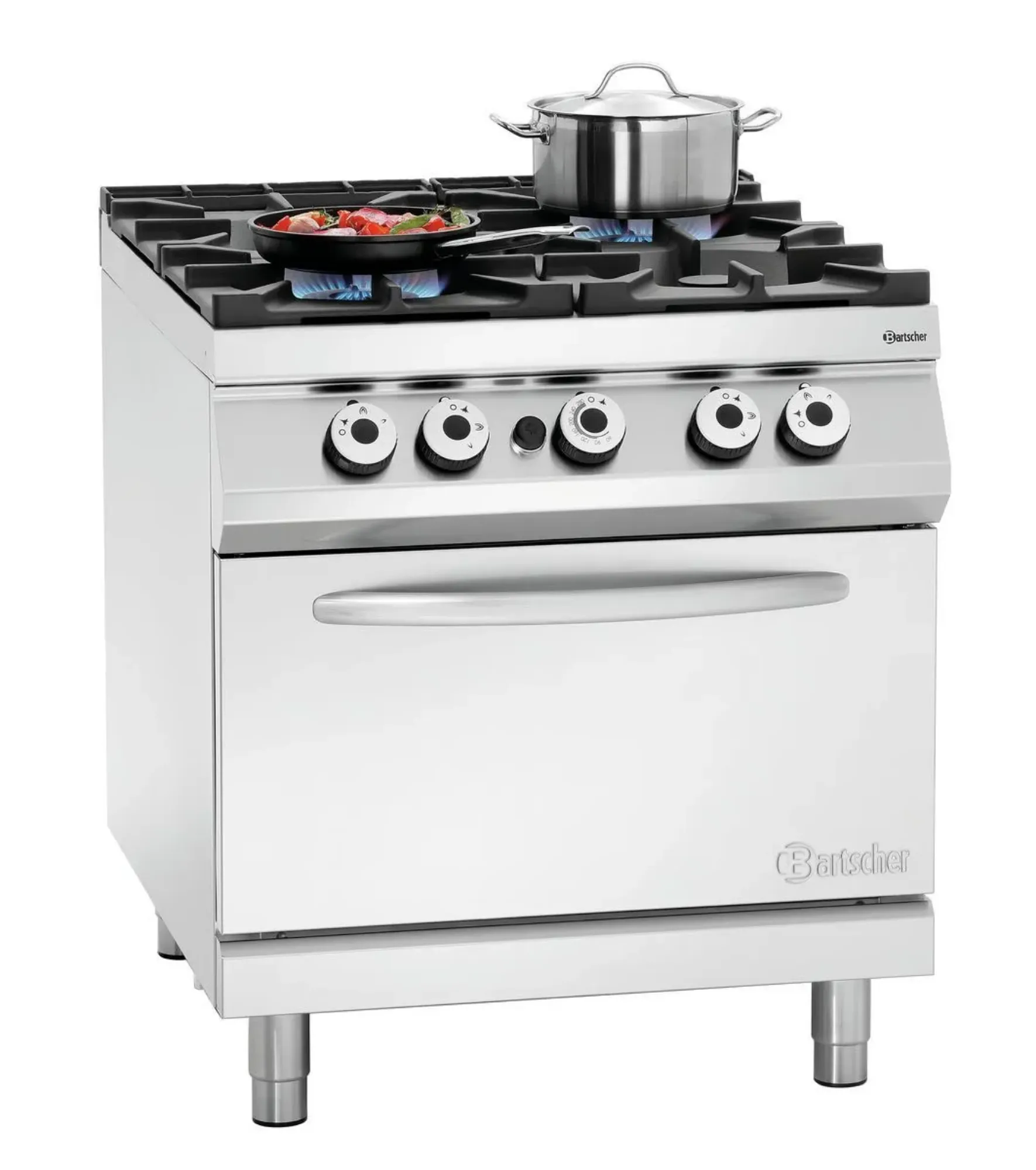 Picture of Bartscher Gas stove 900, W900, 4BR, gsO