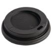 Picture of Fiesta Recyclable Coffee Cup Lids Black 225ml / 8oz (Pack of 50) - CW715