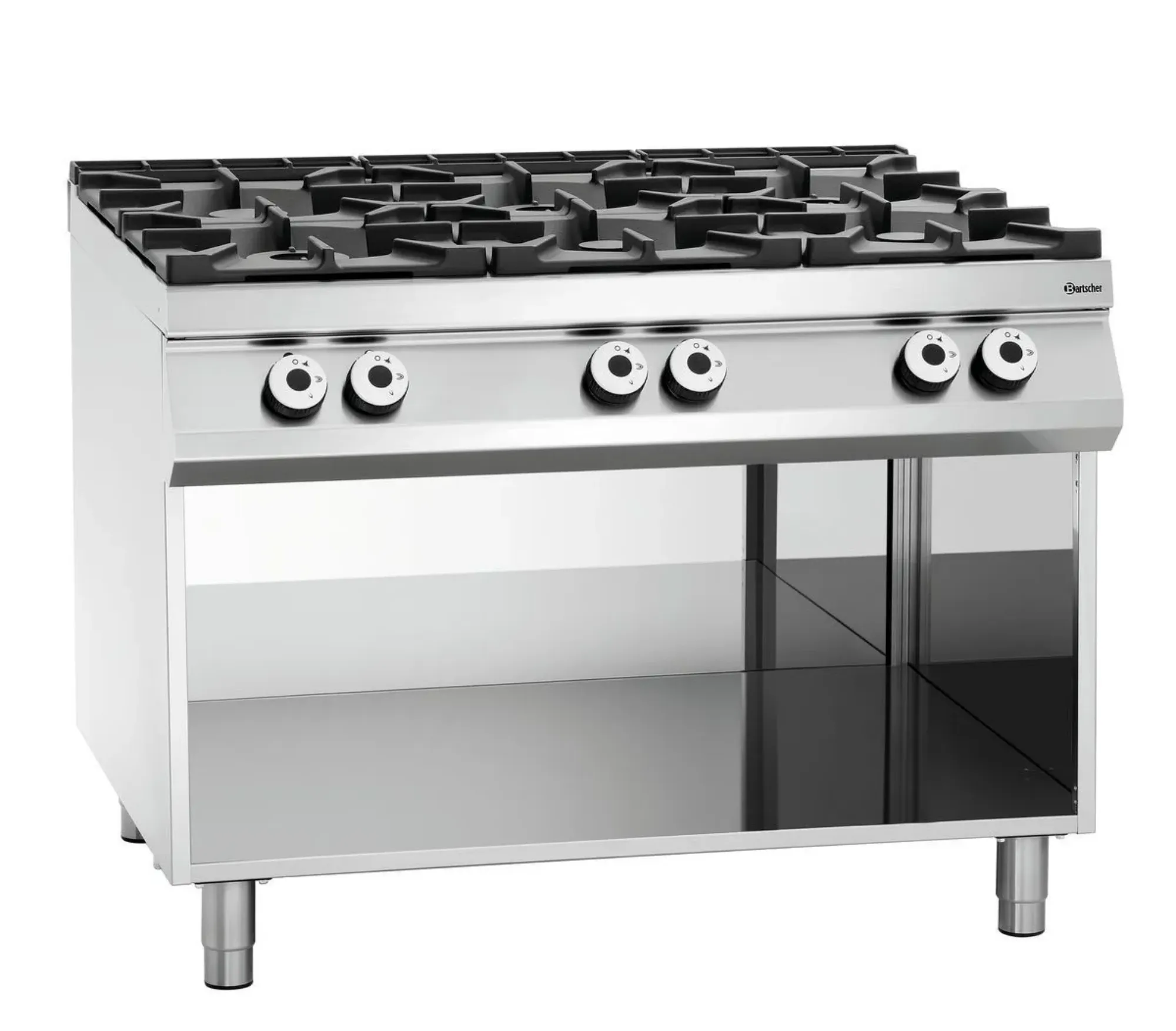 Picture of Bartscher Gas stove, 6 burners, OBU Freestanding - 2951121