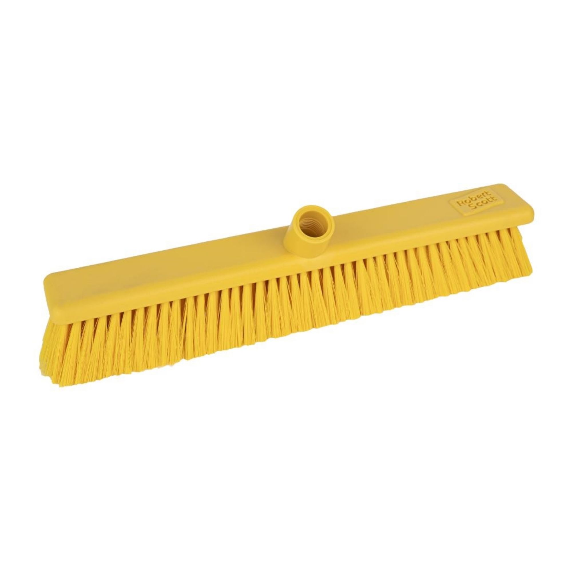 Picture of Jantex Hygiene Broom Soft Bristle Yellow 18in