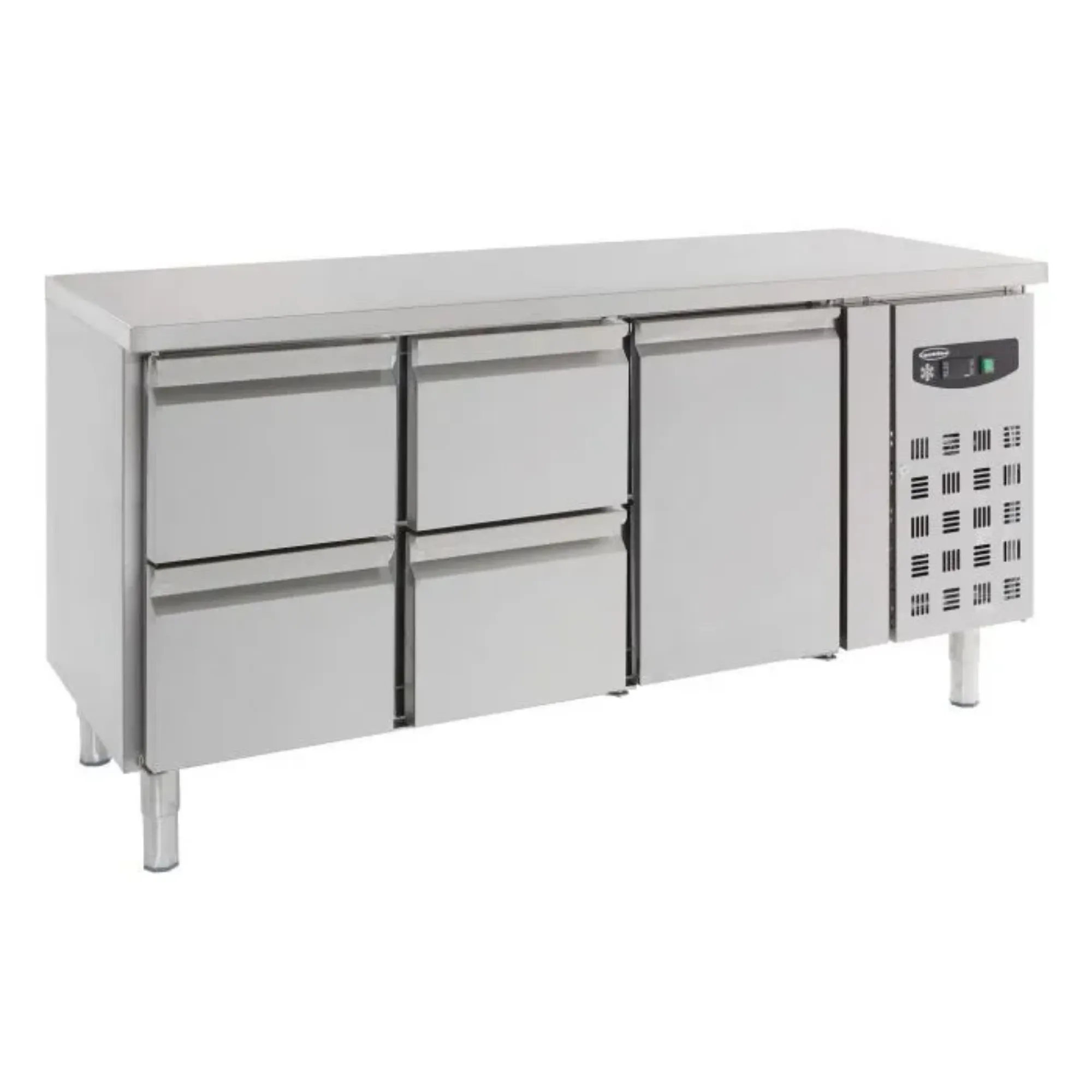 Picture of CombiSteel Counter 700 Refrigerator 1 Door and 4 Drawers - 7950.0215