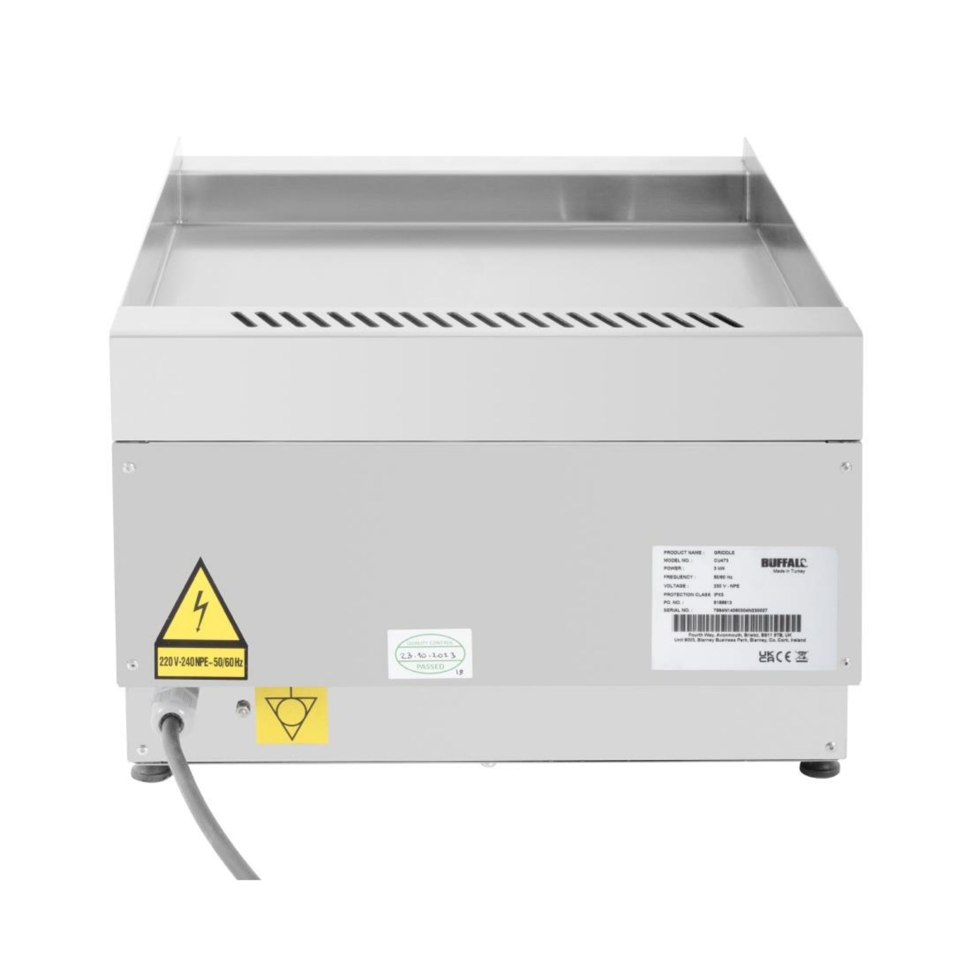 Picture of Buffalo 600 Series Electric Griddle 400mm