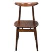 Picture of Fameg Walnut Cowhorn Side Chair (Pack of 2) - CW008