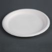 Picture of Fiesta Compostable Bagasse Plates Round 260mm (Pack of 50) - CW904