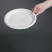 Picture of Fiesta Compostable Bagasse Plates Round 260mm (Pack of 50) - CW904