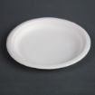 Picture of Fiesta Compostable Bagasse Plates Round 179mm (Pack of 50) - CW905