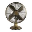Picture of Status 12" Oscillating Antique Brass Desktop Fan - CR222