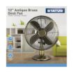 Picture of Status 12" Oscillating Antique Brass Desktop Fan - CR222