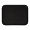Picture of Cambro Camtread Fibreglass Rectangular Non-Slip Tray Black 457mm - CT277