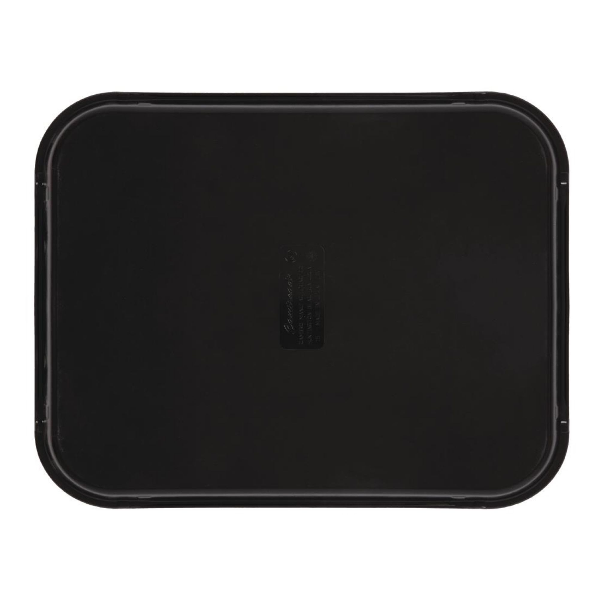Picture of Cambro Camtread Fibreglass Rectangular Non-Slip Tray Black 457mm