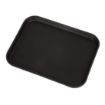 Picture of Cambro Camtread Fibreglass Rectangular Non-Slip Tray Black 457mm - CT277
