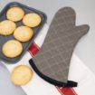 Picture of Vogue Flame Retardant Tan Oven Mitt 17" - CL583