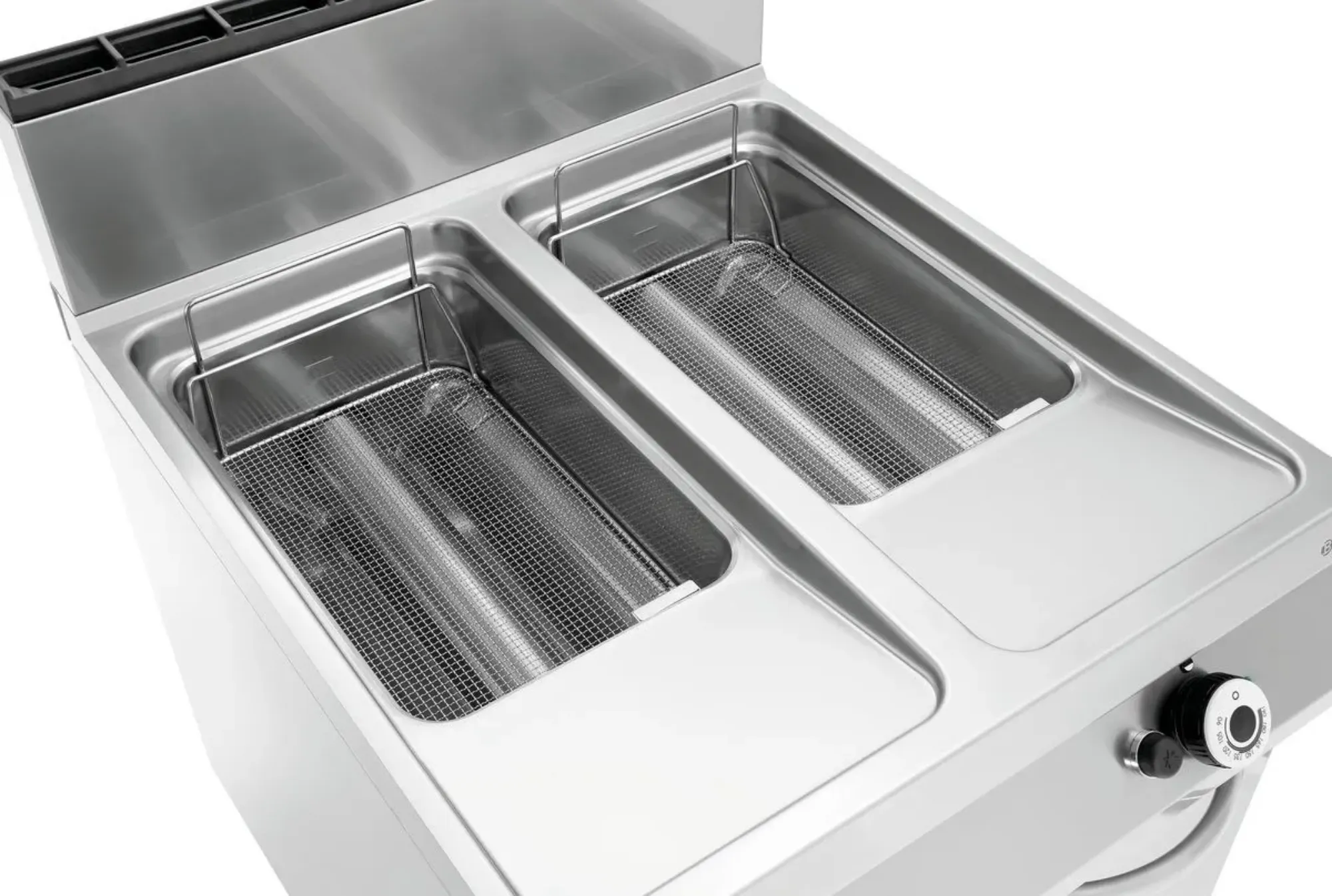 Picture of Bartscher Gas standing deep fat fryer, 2 basins