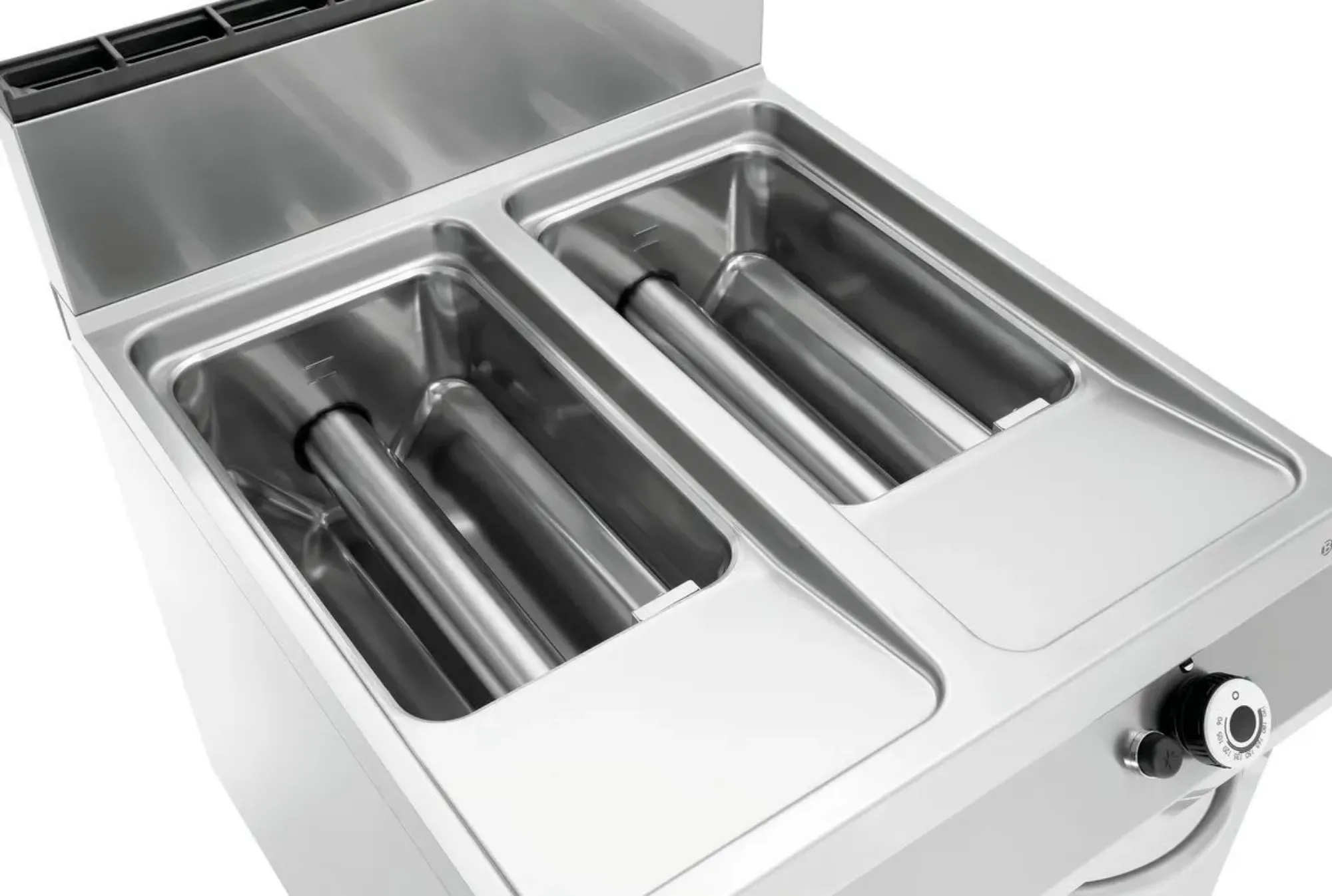 Picture of Bartscher Gas standing deep fat fryer, 2 basins