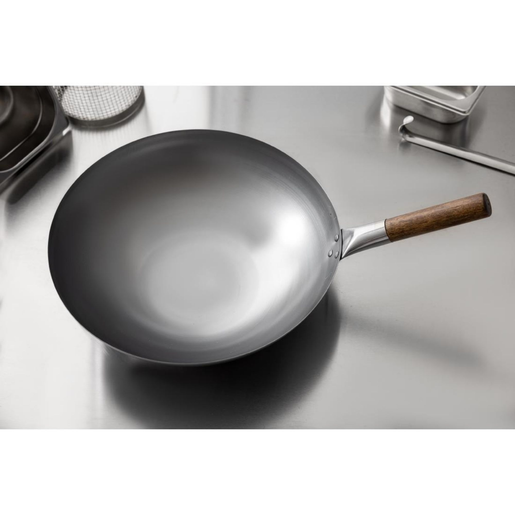 Picture of London Wok Round Bottom Wok 380mm