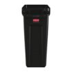 Picture of Rubbermaid Slim Jim Bin with Venting Channels Black 60Ltr - CP652