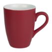 Picture of Olympia Matt Pastel Mug Red 340ml (Pack of 6) - CS043