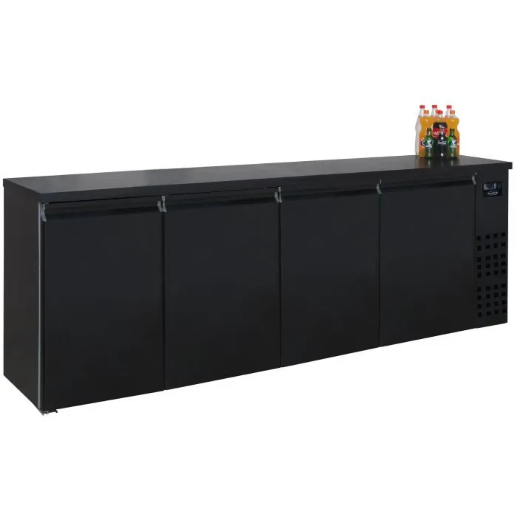 Picture of CombiSteel Backbar Counter 4 Black Doors - 7489.5280