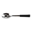 Picture of Vogue Slotted Serving Spoon Black Handle 340mm - CS911
