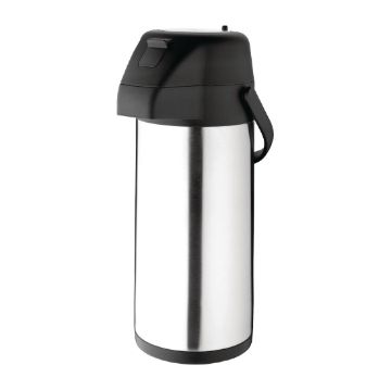 Picture of Olympia Stainless Steel Topped Pump Action Airpot 3Ltr