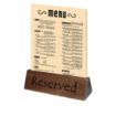 Picture of Olympia Acacia Menu Holder and Reserved Sign (Pack of 10) - CL381