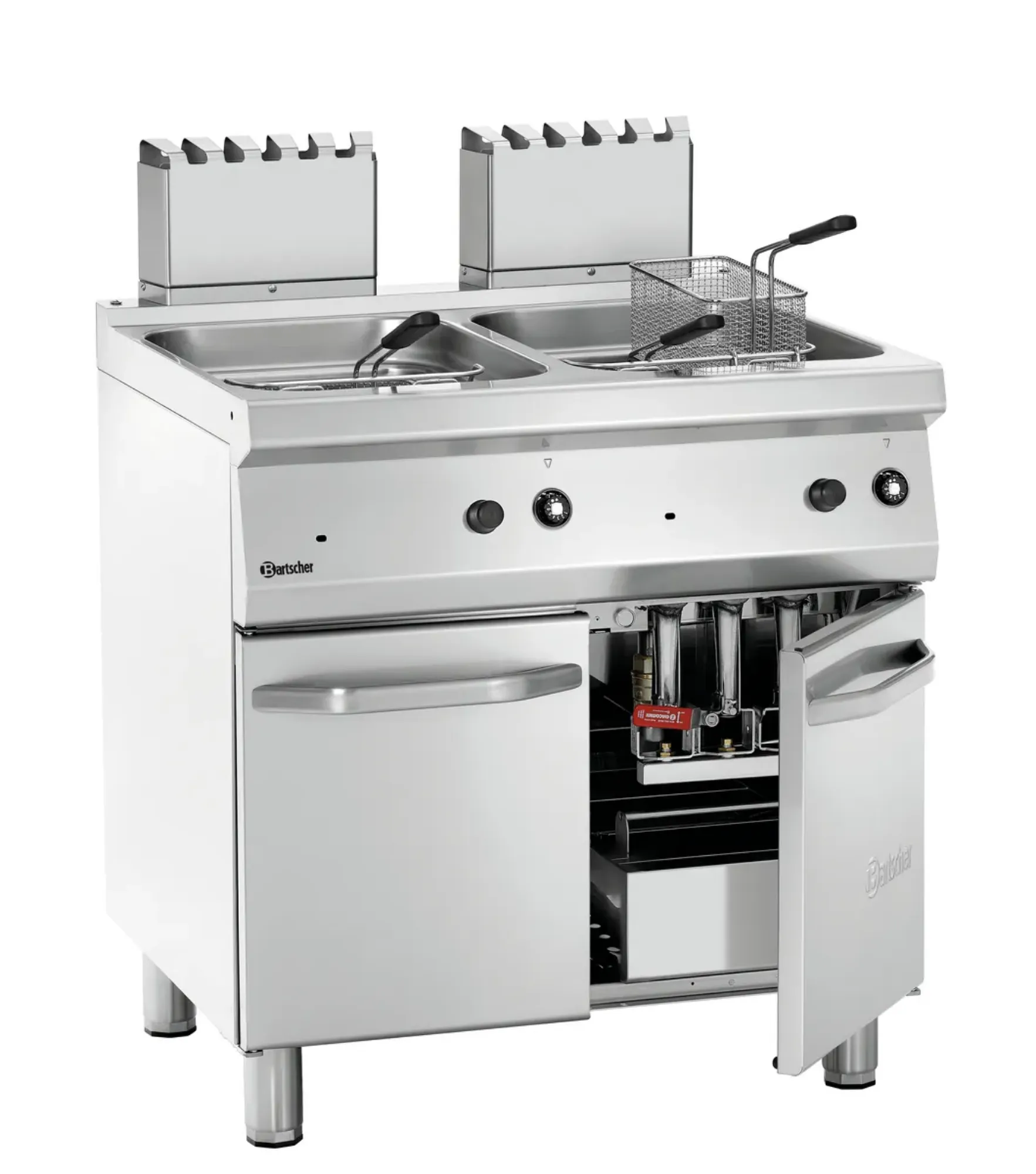Picture of Bartscher Deep fat fryer gas, 700 W800, 2x15L