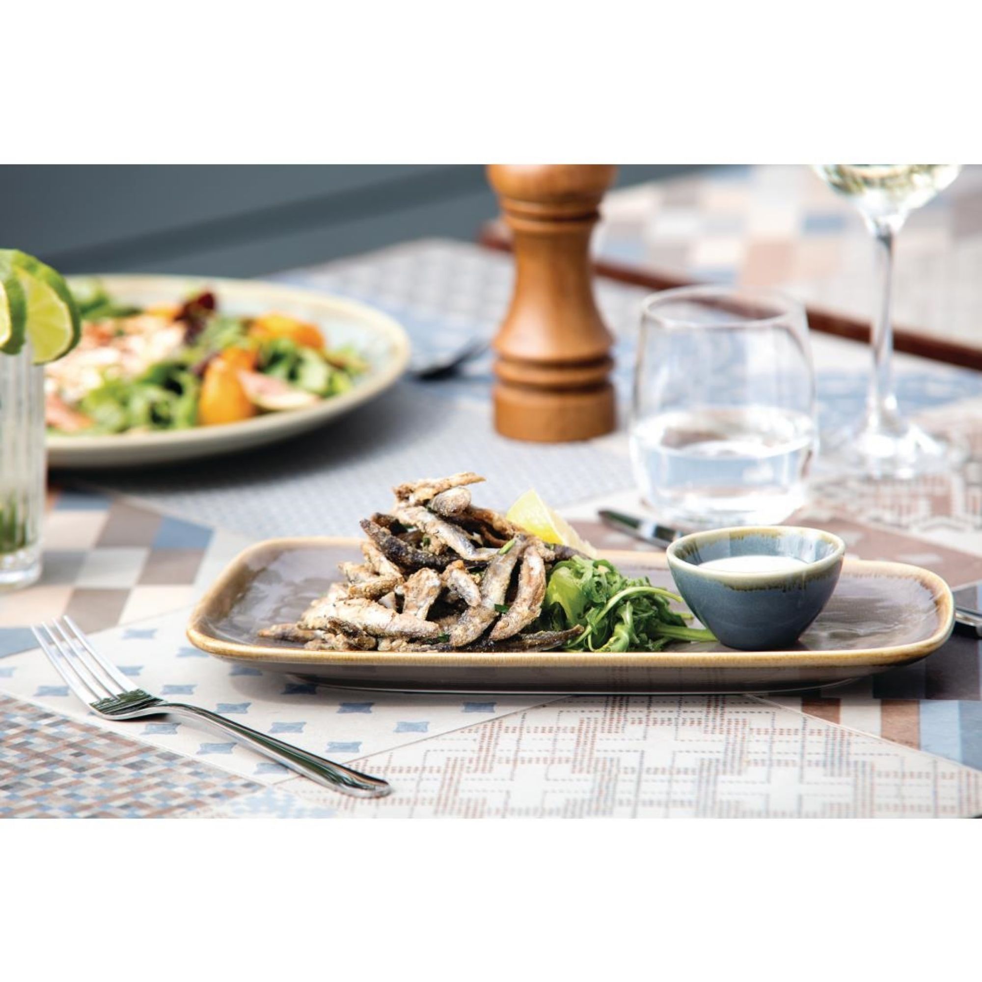 Picture of Olympia Kiln Dipping Pot Ocean 70mm (Pack of 12)