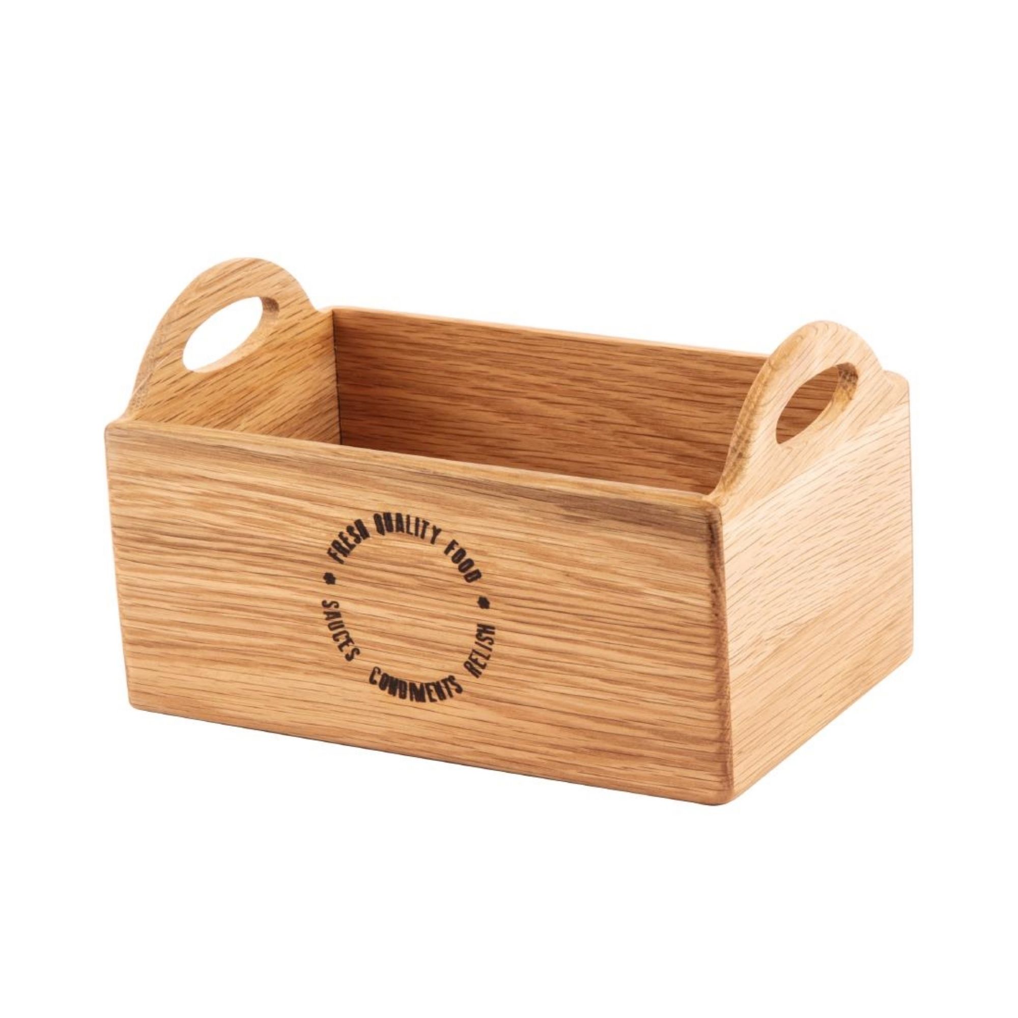 Picture of Olympia Oak Printed Table Caddy 230mm - CN517