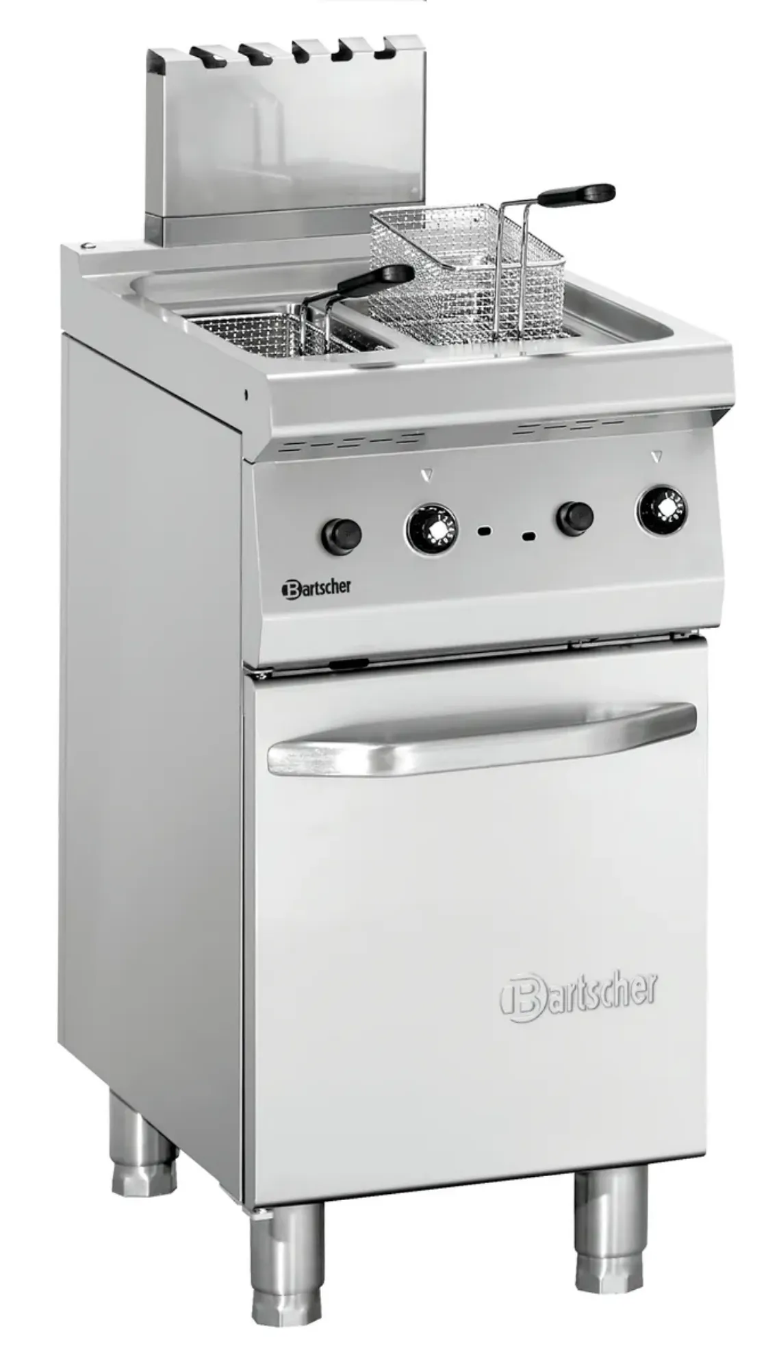 Picture of Bartscher Deep fat fryer gas, 700 W400, 2x7L Freestanding - 2859251