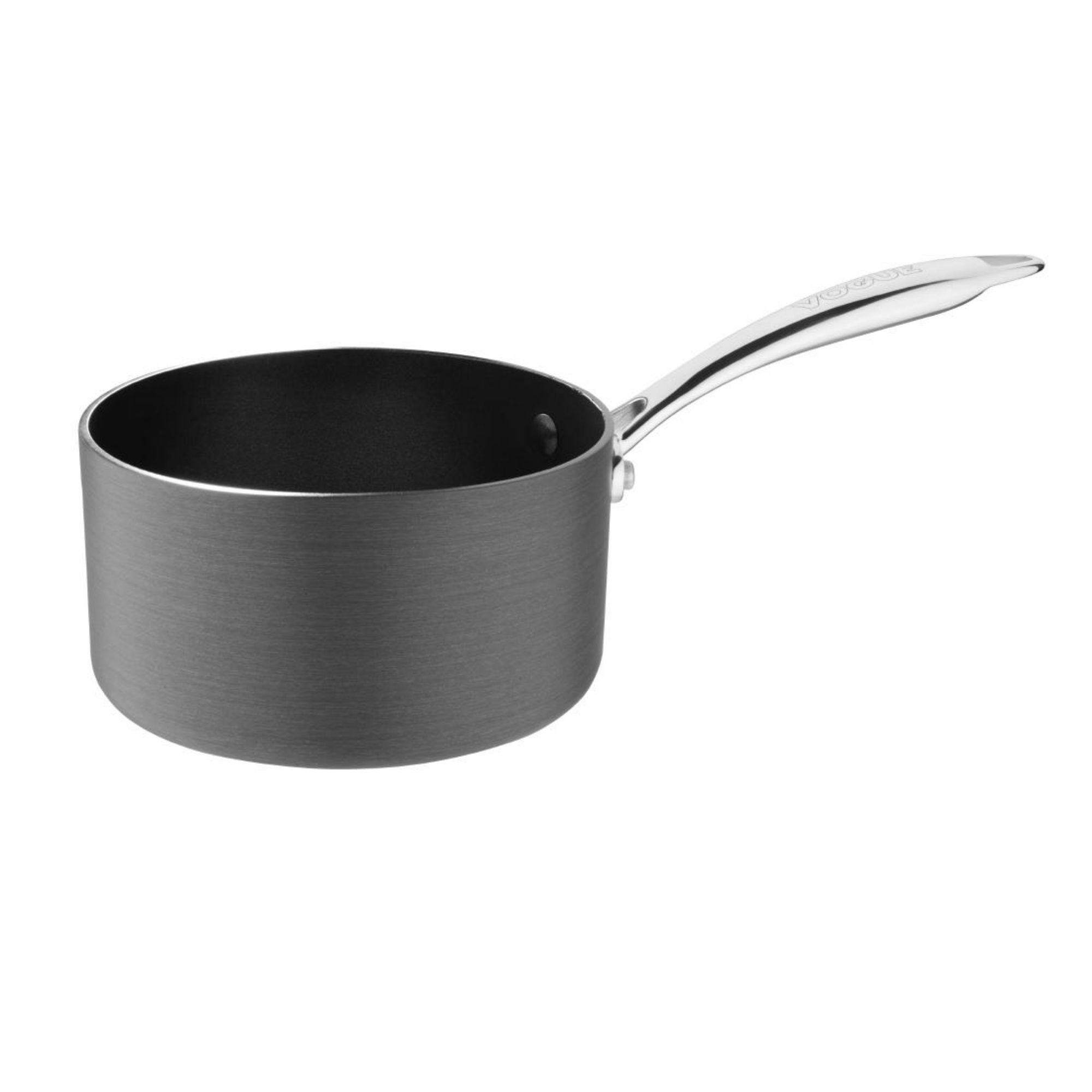 Picture of Vogue Anodised Aluminium Non-Stick Saucepan 16cm - CP762