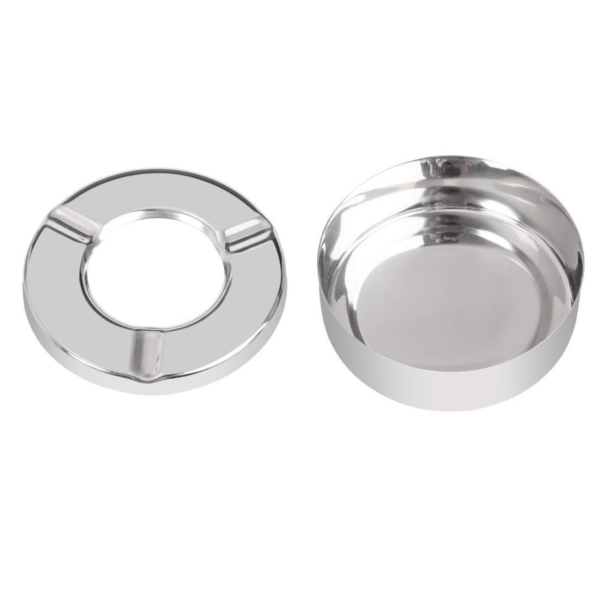 Picture of Olympia Stainless Steel Windproof Ashtray 90mm (6 pack)