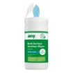 Picture of Jantex Green Surface Sanitiser Wipes Starter Tub 200mm (Pack of 200) - CH650