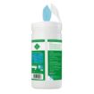 Picture of Jantex Green Surface Sanitiser Wipes Starter Tub 200mm (Pack of 200) - CH650